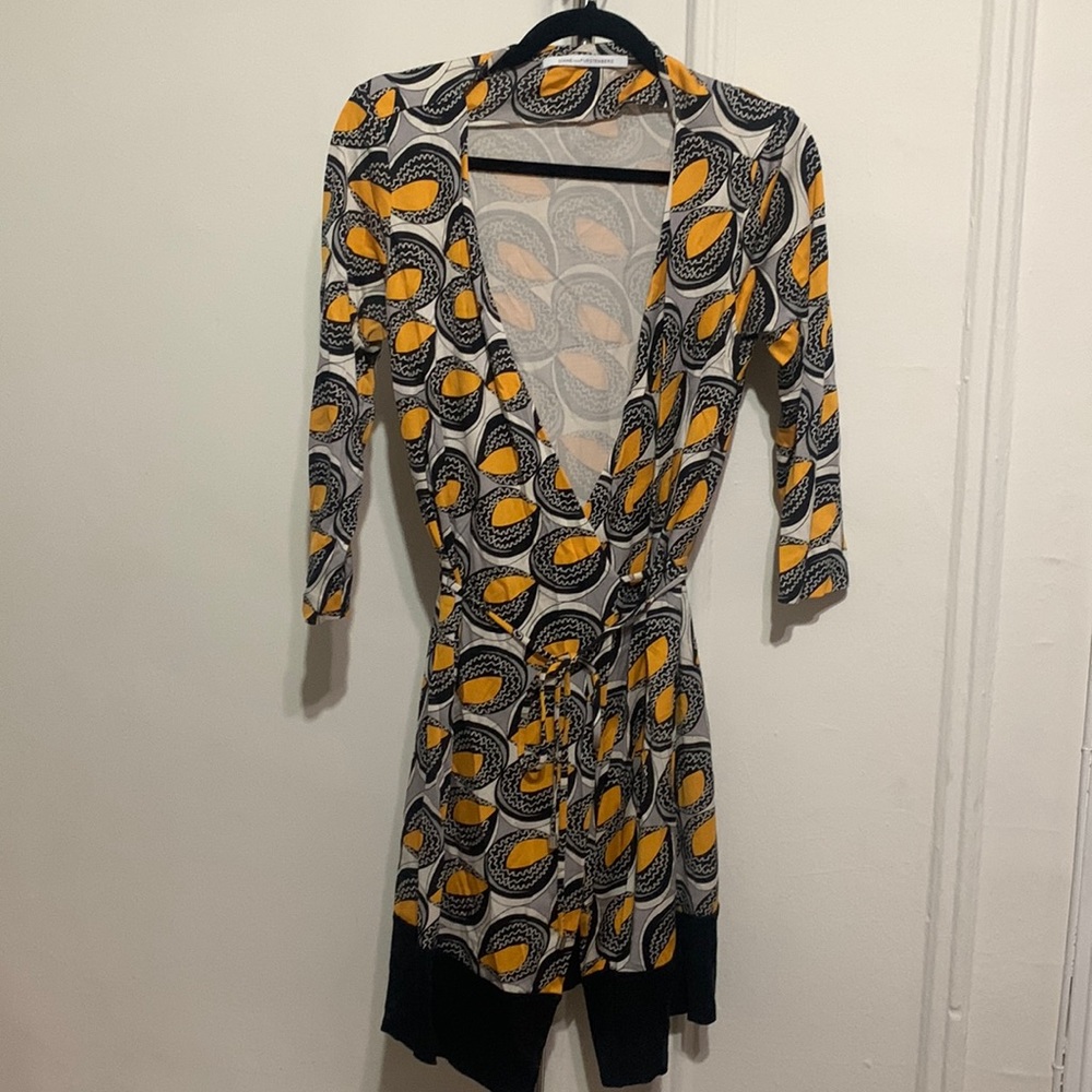 Silk Diane von Furstenberg DVF wrap dress